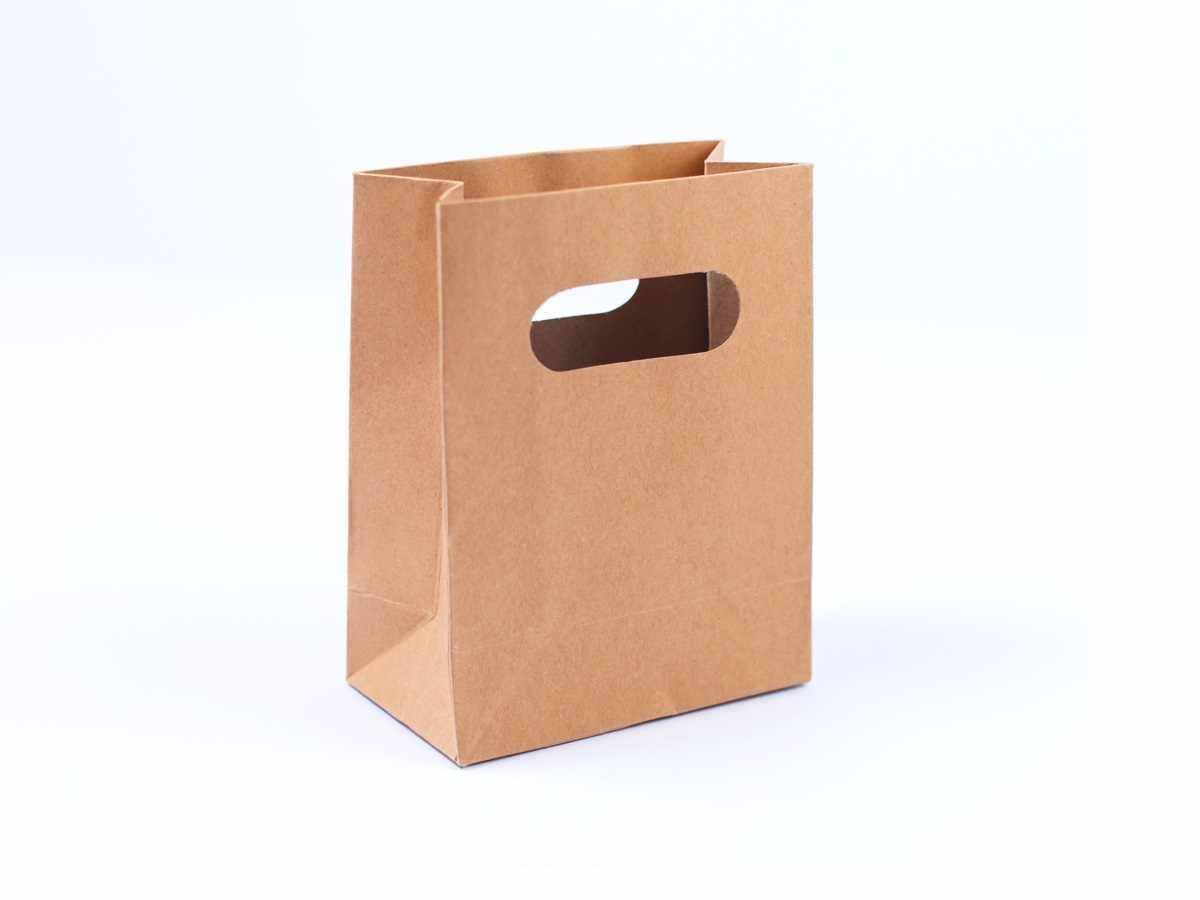 Крафт пакет подарочный